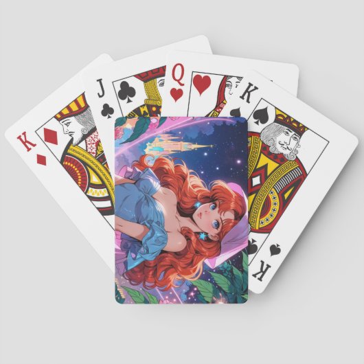 Mystieke Anime Speelkaarten (Achterkant)