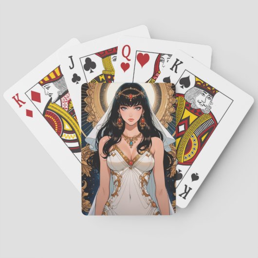 Mystieke Anime Speelkaarten (Achterkant)
