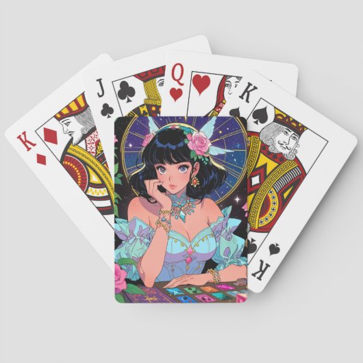 Mystieke Anime Speelkaarten (Achterkant)