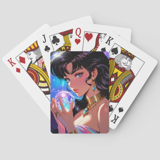 Mystieke Anime Speelkaarten (Achterkant)