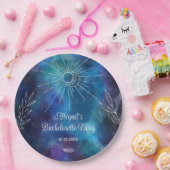 Mystieke Aquarel Jubileumfeest voor de Bruid Papieren Bordje (Feest)