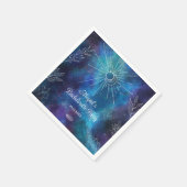 Mystieke Aquarel Juffrouwenfeest Servet (Hoek)