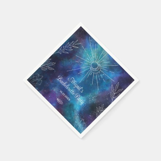 Mystieke Aquarel Juffrouwenfeest Servet (Hoek)