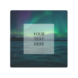 Mystieke Arctic Sky – Bewerkbare Tekstvak voor Uw 