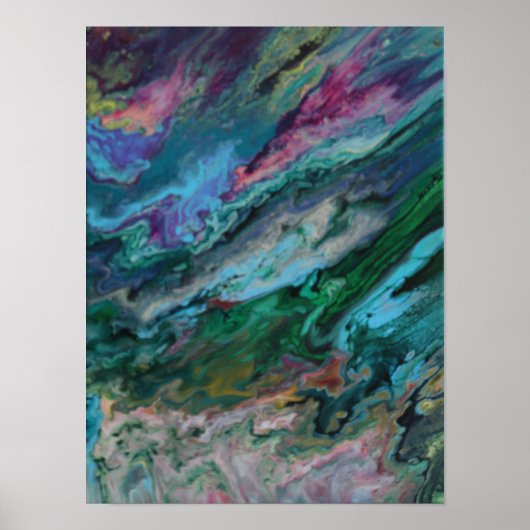 Mystieke Aurora Poster (Voorkant)