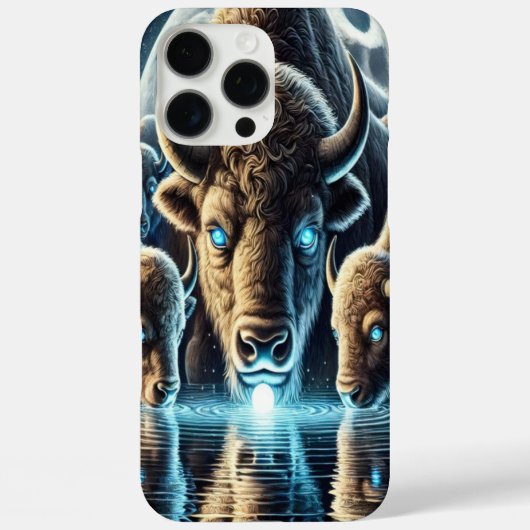 Mystieke band tussen buffelkudde en kosmos Case-Mate iPhone case (Achterkant)