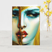 Mystieke Beauty Gouden Godin Kaart (Gele Bloem)