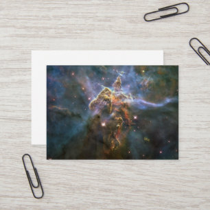 Mystieke Berg in Carina-nevel Hubble-ruimtetelesco Visitekaartje
