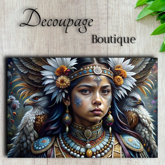 Mystieke Beschermer Decoupage Tissuepapier