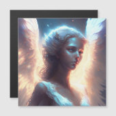 Mystieke Blauwe Ogen Engel (Voorkant / Achterkant)