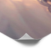 Mystieke Blauwe Ogen Engel Poster (Hoek)