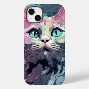 Mystieke Blauwe Ogen Kitten Schattigee kat Case-Mate iPhone 14 Plus Hoesje