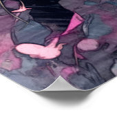 Mystieke Blauwe Ogen Kitten | Schattigee kat Poster (Hoek)