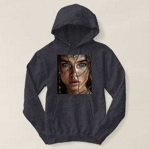 Mystieke blauwogige vrouw Portret T-shirt