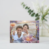 Mystieke bloemen van het bovennatuurlijke rijk aankondigingskaart (Staand voorkant)