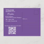 Mystieke bloemen van het bovennatuurlijke rijk aankondigingskaart (Achterkant)