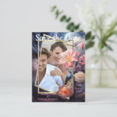 Mystieke bloemen van het bovennatuurlijke rijk aankondigingskaart (Staand voorkant)