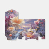 Mystieke bloemen van het bovennatuurlijke rijk bedankdoosjes (Uitgevouwen)