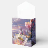 Mystieke bloemen van het bovennatuurlijke rijk bedankdoosjes (Geopend)