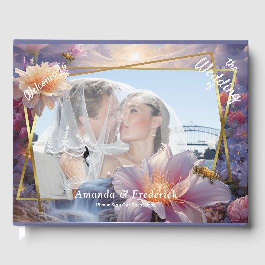 Mystieke bloemen van het bovennatuurlijke rijk gastenboek (Voorkant)