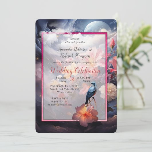 Mystieke bloemen van het bovennatuurlijke rijk kaart (Staand voorkant)