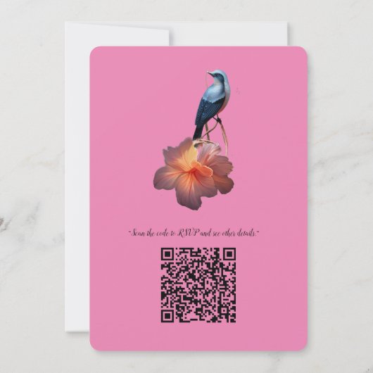 Mystieke bloemen van het bovennatuurlijke rijk kaart (Achterkant)