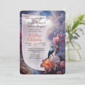 Mystieke bloemen van het bovennatuurlijke rijk kaart (Staand voorkant)