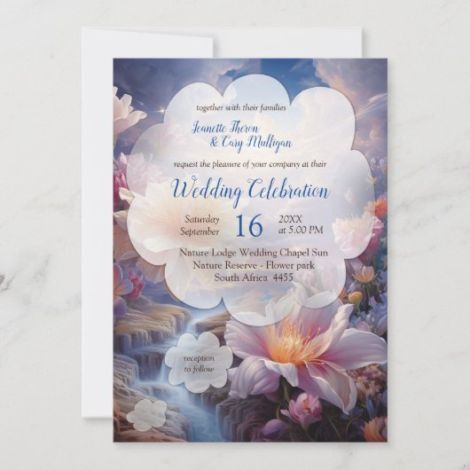 Mystieke Bloemen van het bovennatuurlijke rijk  Kaart (Voorkant)