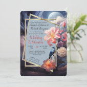 Mystieke bloemen van het bovennatuurlijke rijk kaart (Staand voorkant)