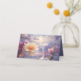 Mystieke bloemen van het bovennatuurlijke rijk plaatskaartje