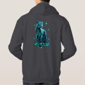 Mystieke Blue Energy Jaguar Hoodie (Achterkant)