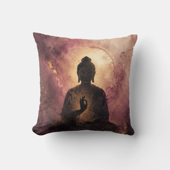 Mystieke Boeddha | Zen-meditatie Kussen (Voorkant)