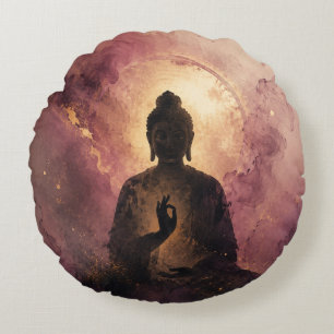 Mystieke Boeddha Zen-meditatie Rond Kussen