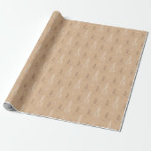 Mystieke Boheem Beige Cadeaupapier (Uitgerold)