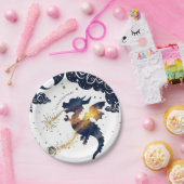 Mystieke Boho Dragon Verjaardag Papieren Bordje (Feest)