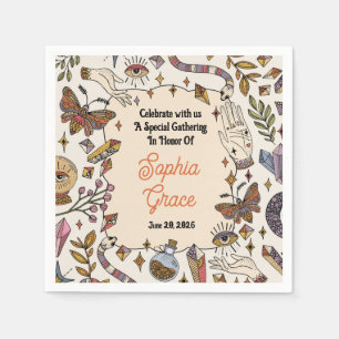 Mystieke Boho Hemelse Feestservetten Servet
