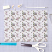 Mystieke Boho Lavendel Anemoon Maan en Flessen Tissuepapier (Craft)