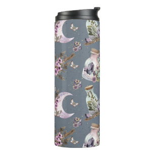 Mystieke Boho Lavendel Anemoon Moon & Potions Thermosbeker