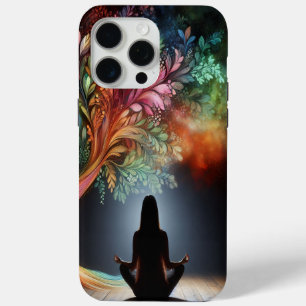 Mystieke Boom & Meditatie: Sereniteit & Harmonie iPhone 15 Pro Max Hoesje