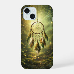 Mystieke bos droomcatcher telefoonhoesje telefoonh iPhone 15 case