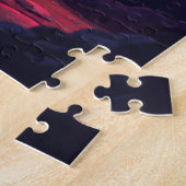 Mystieke bosdier krijgerskunst legpuzzel (Zijkant)