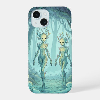 Mystieke bosgeesten iPhone 15 case