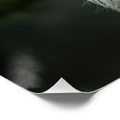 Mystieke boskat tussen mos | Dark Fantasy Perfect Poster (Hoek)