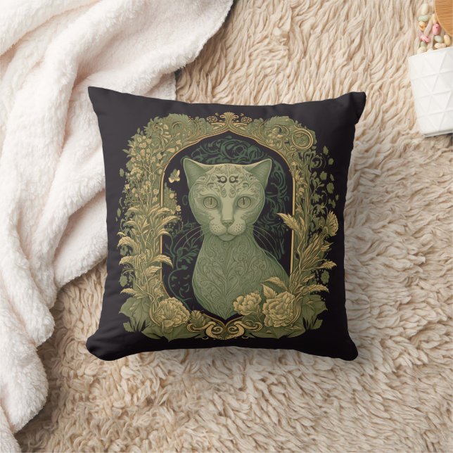 Mystieke Boskat - Woodland Kussen (Deken)