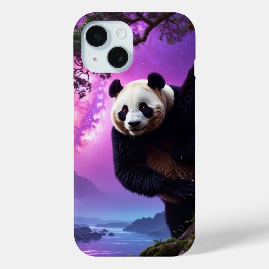 Mystieke bospanda Case-Mate iPhone case (Achterkant)