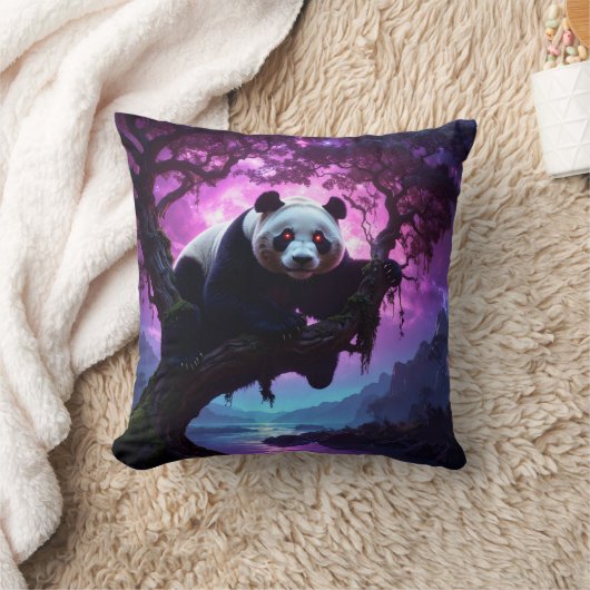 Mystieke bospanda kussen (Deken)