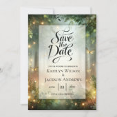 Mystieke Bosweide Magie Save The Date (Voorkant)