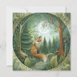 Mystieke boswolf kaart