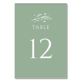 Mystieke Botanische Bruiloft Kaart (Achterkant)