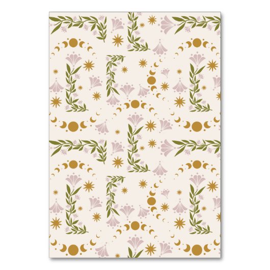  mystieke botanische bruiloft kaart (Achterkant)